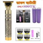Offer Vintage T9 Double Battery Hair Trimmer (Battery 3.7V)